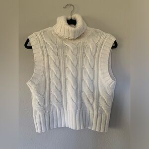H&M sweater vest with turtleneck